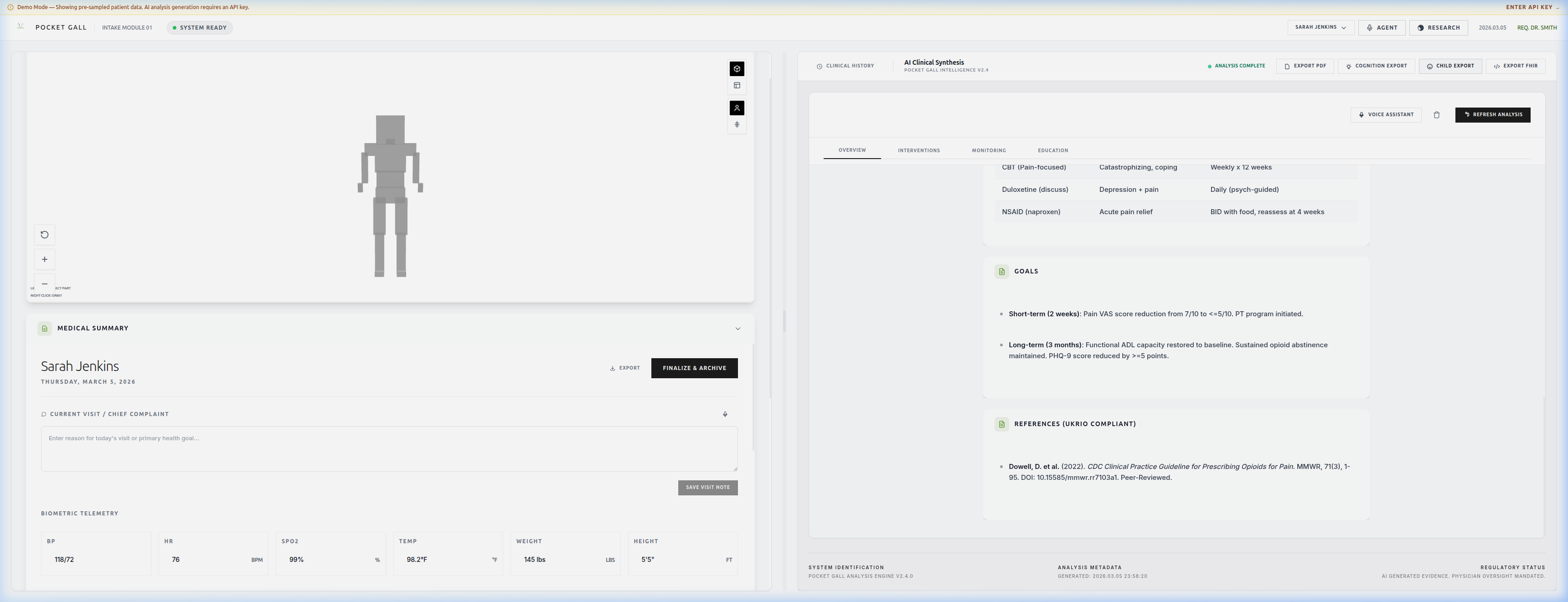 Pocket Gull Dashboard